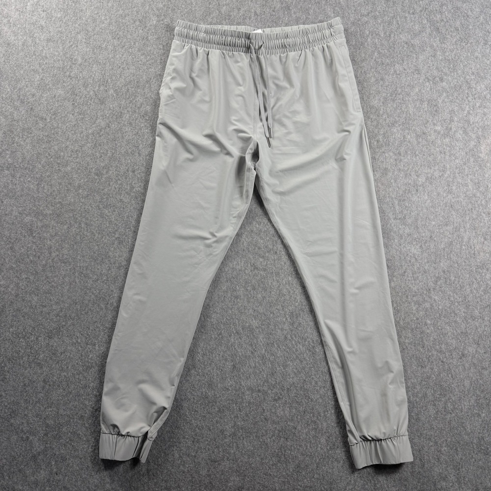 ZYIA Active Women's Light Gray Jogger Pants Size S Stretch Zip Pockets